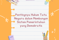 Mengapa Hukum Penting Dalam Sistem Pemerintahan